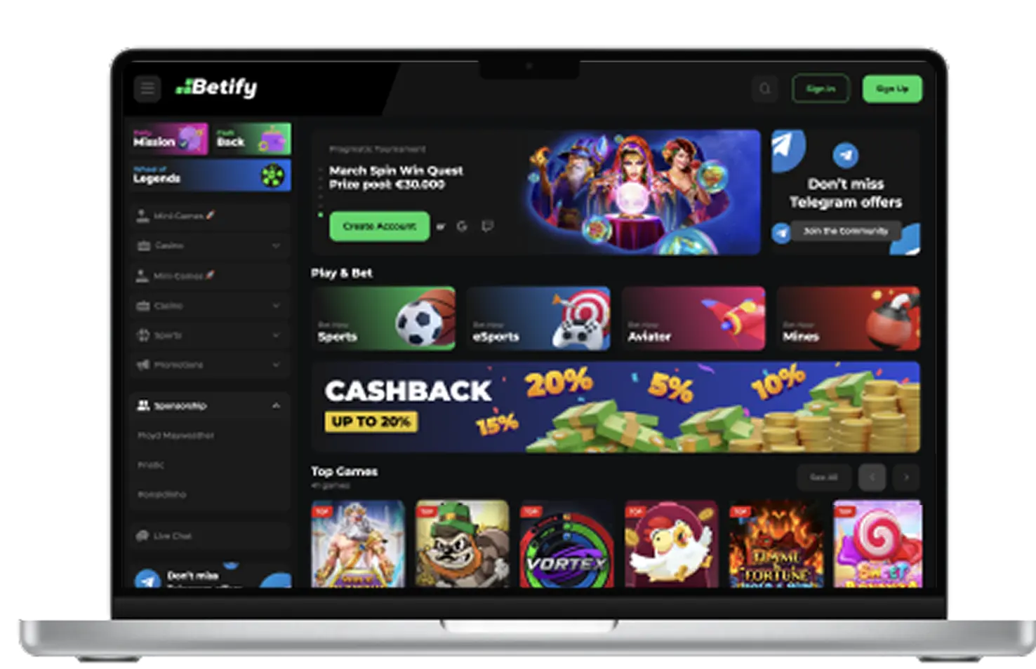 site casino betify